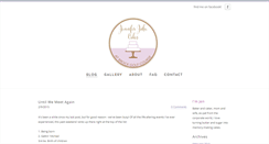 Desktop Screenshot of jenniferjuliecakes.com